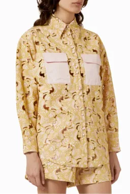 Alémais Anthea Broderie Shirt and Short Set Size 12 for rent on The Volte - image 1