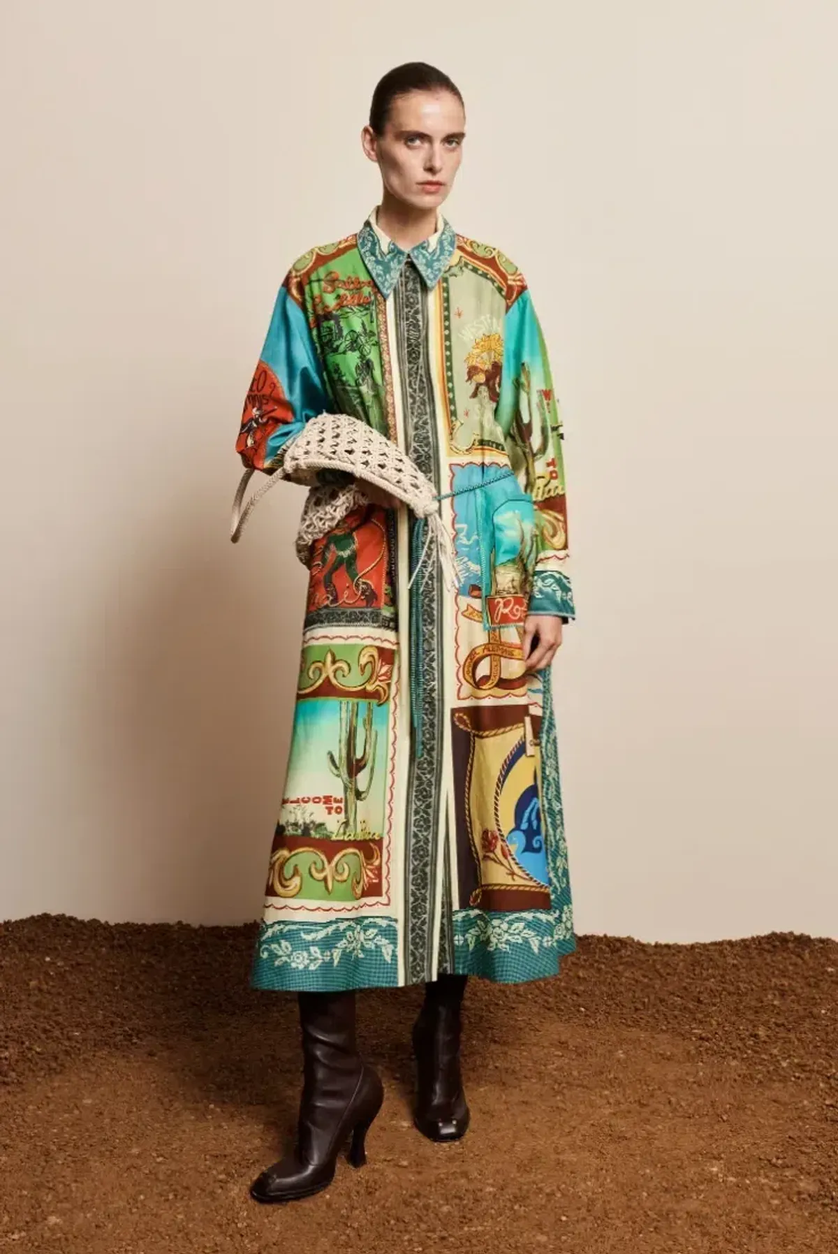 Alémais Ace Shirtdress Size 16 for rent on The Volte - main image