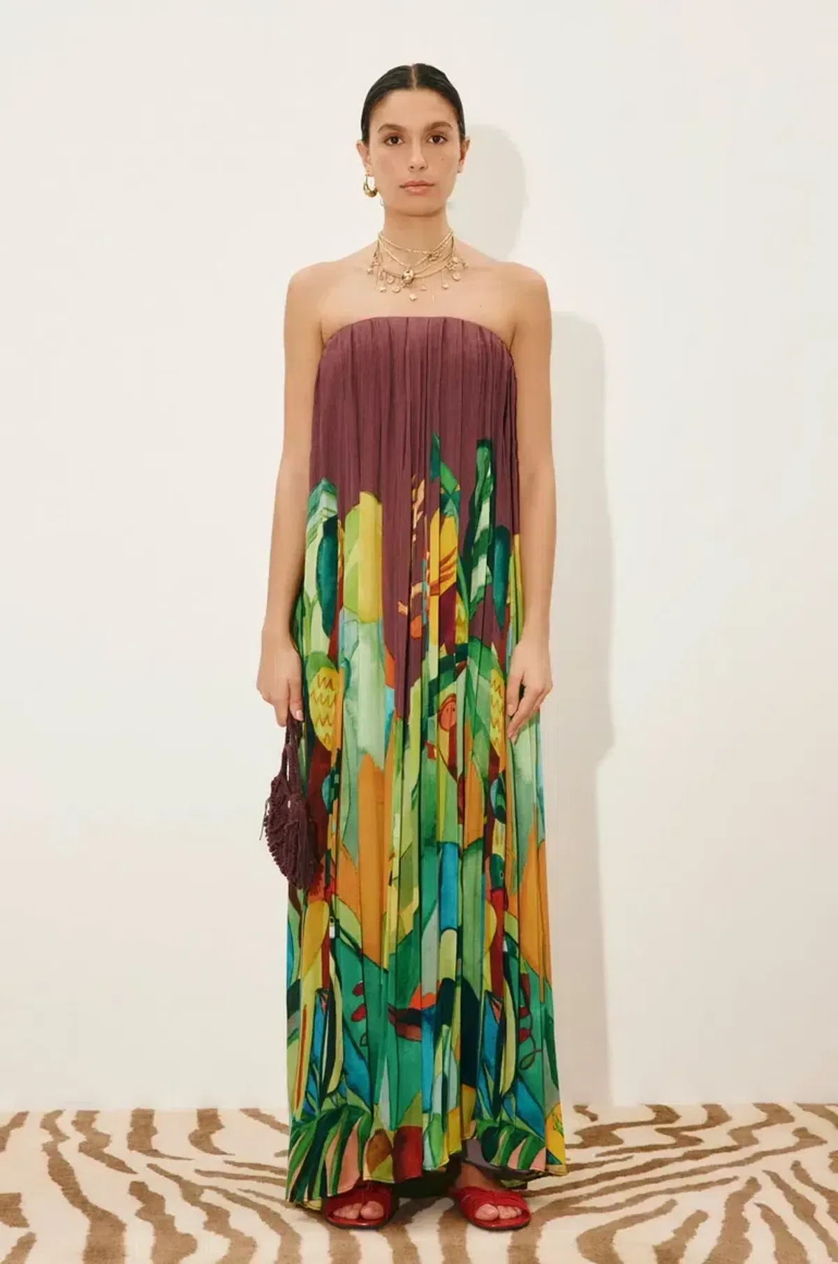 Alémais Mokshini Silk Gown Size 16 for rent on The Volte - main image