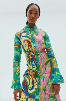 Alémais Yvette Shirtdress Size 16 for rent on The Volte - image 1