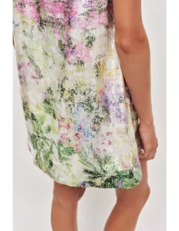 Brand New 🪻 AJE Dahlia Sequin Mini Dress 12 AU - Sequin Lavandula Floral Purple Pink 🪻 for rent on The Volte - image 6