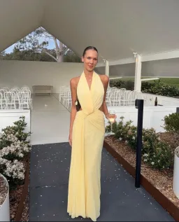 BEC AND BRIDGE CHARLIZE DRESS LEMON SIZE 8 for rent on The Volte - image 1