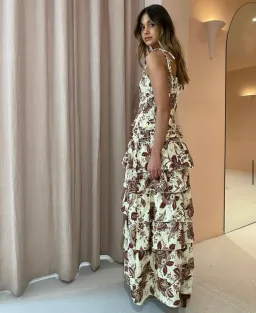 Sir The Label Rei Tiered Maxi Dress Size 2 / AU 10 for rent on The Volte - image 2