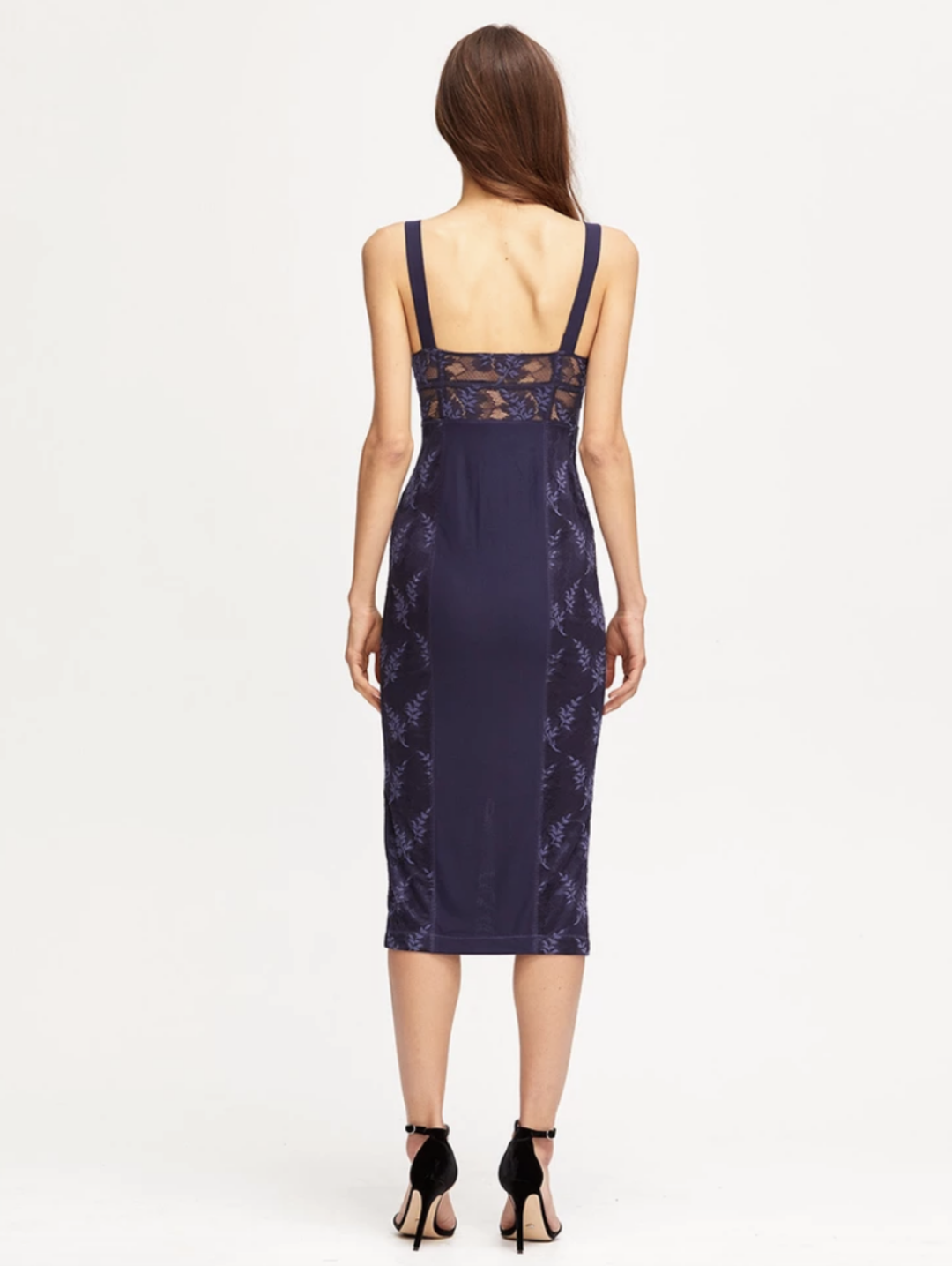Alice McCall Loveland Indigo Midi Dress for rent on The Volte - main image