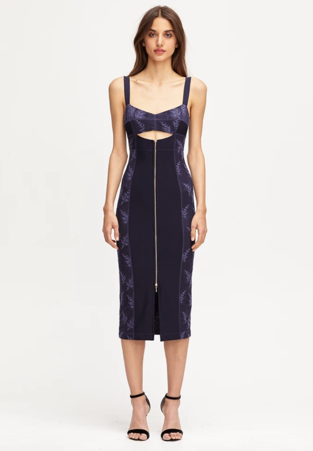 Alice McCall Loveland Indigo Midi Dress for rent on The Volte - main image