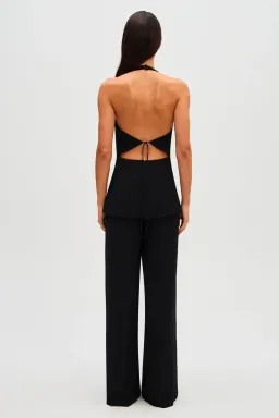 MISHA Pasha Jumpsuit - Black - XS for rent on The Volte - image 2