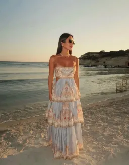Zimmermann Daylight Tiered Maxi Dress, Size 0. for rent on The Volte - image 2