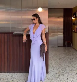 Ance Gria Clover Gown Size 8 Long Length for rent on The Volte - image 2