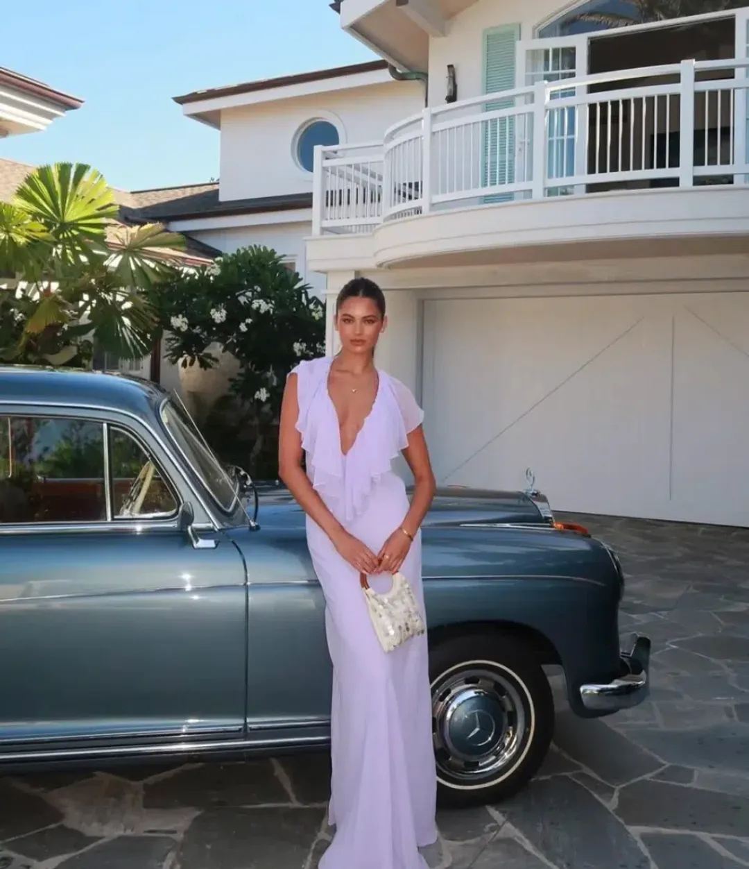 Ance Gria Clover Gown Size 8 Long Length for rent on The Volte - main image