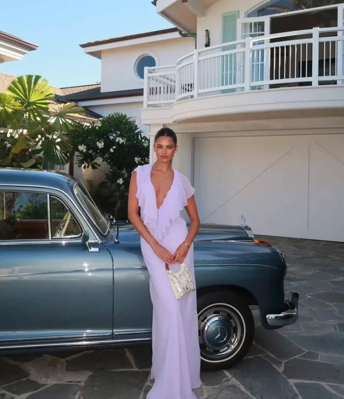 Ance Gria Clover Gown Size 8 Long Length for rent on The Volte - main image