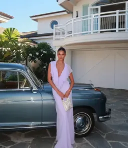 Ance Gria Clover Gown Size 8 Long Length for rent on The Volte - image 1