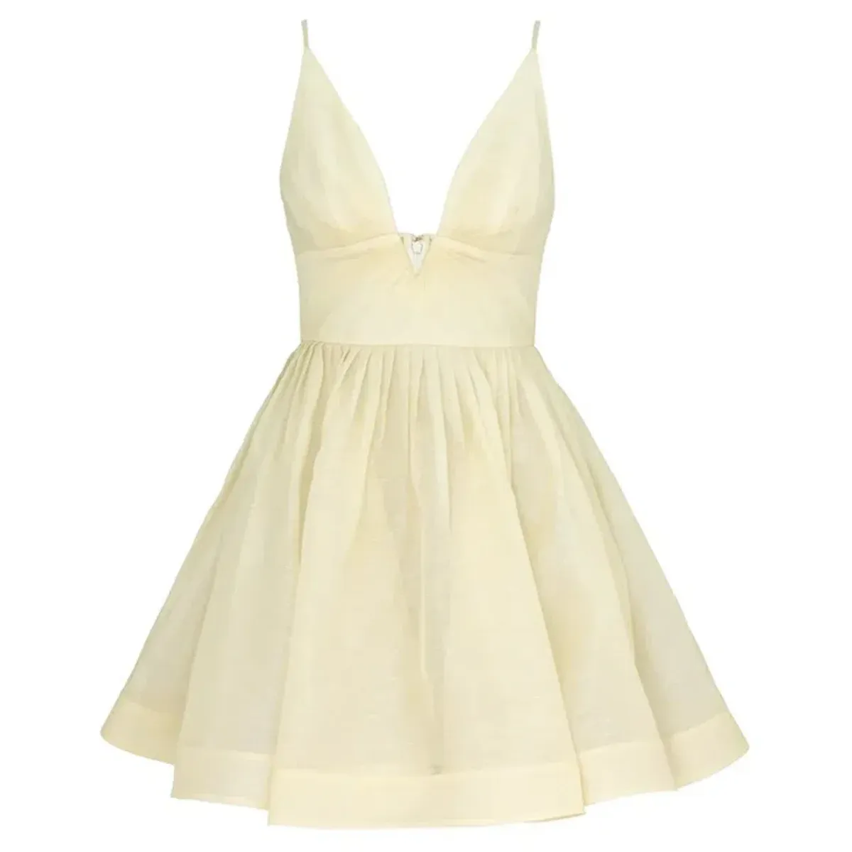 Zimmermann Illuminate V Neck Mini Dress for rent on The Volte - main image