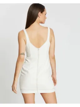 Bec & Bridge Noah Mini Dress in Ivory Size AU 6 for rent on The Volte - image 4