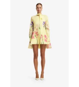 Leo Lin Libby Mini Dress in Agapanthus Print Size 12 for rent on The Volte - image 1