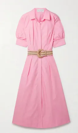 Rebecca Vallance Sommer Pink Midi Dress – Size 10 for rent on The Volte - image 3