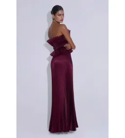 L'Idee Masquerade Gown in Wine Size AU10 for rent on The Volte - image 3