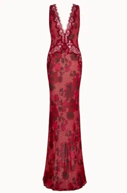Juliette Maxi Dress in Rosé for rent on The Volte - image 1
