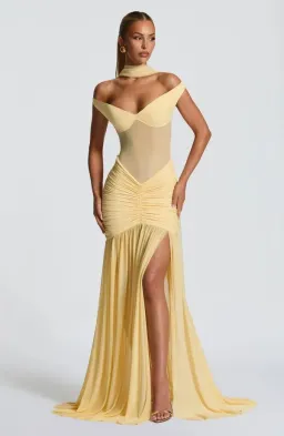 Baby Boo Alaia Maxi Dress + scarf for rent on The Volte - image 1