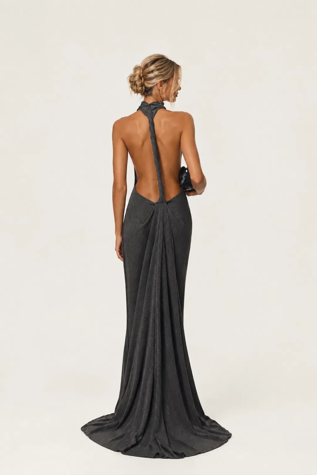 ARCINA ORI ROMY DRESS — CHROME METALLIC for rent on The Volte - main image
