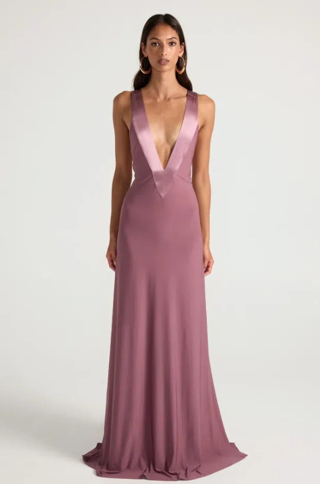 Ance Gria Rosa Gown Mauve Size 6 for rent on The Volte - main image