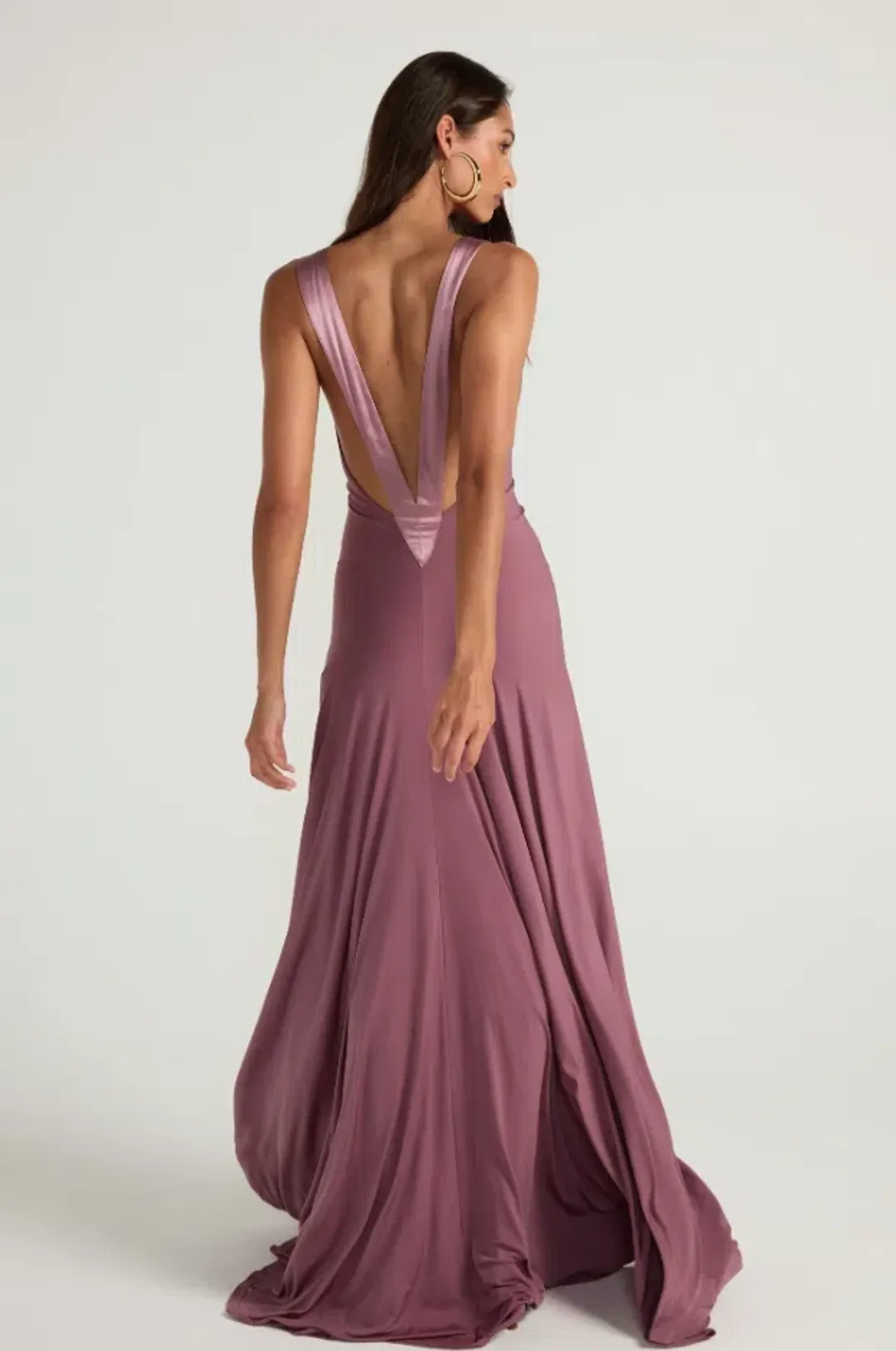 Ance Gria Rosa Gown Mauve Size 6 for rent on The Volte - main image