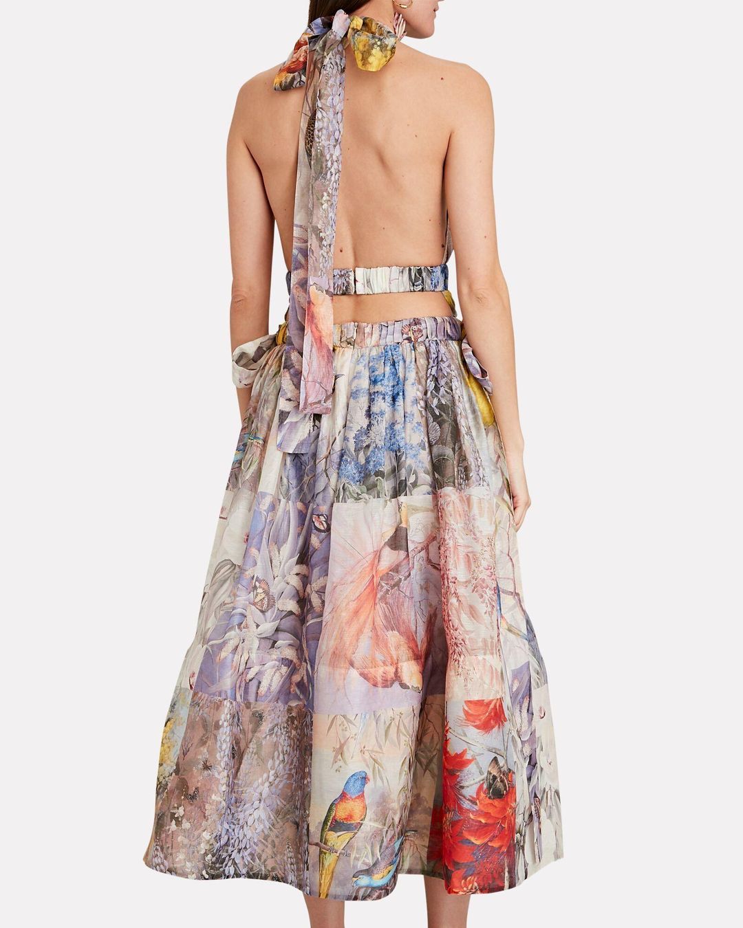 Zimmerman Botanica Halter Gown Floral Size 1 for rent on The Volte - main image