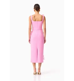 Elliatt Chantelle 3D Midi Dress in Pink Size 8/AU 8 for rent on The Volte - image 7