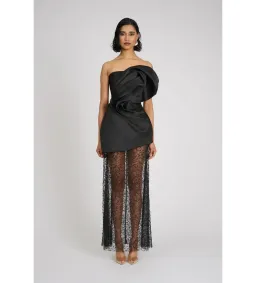 Eliya The Label Adalina Maxi Dress Black Size 12 for rent on The Volte - image 1
