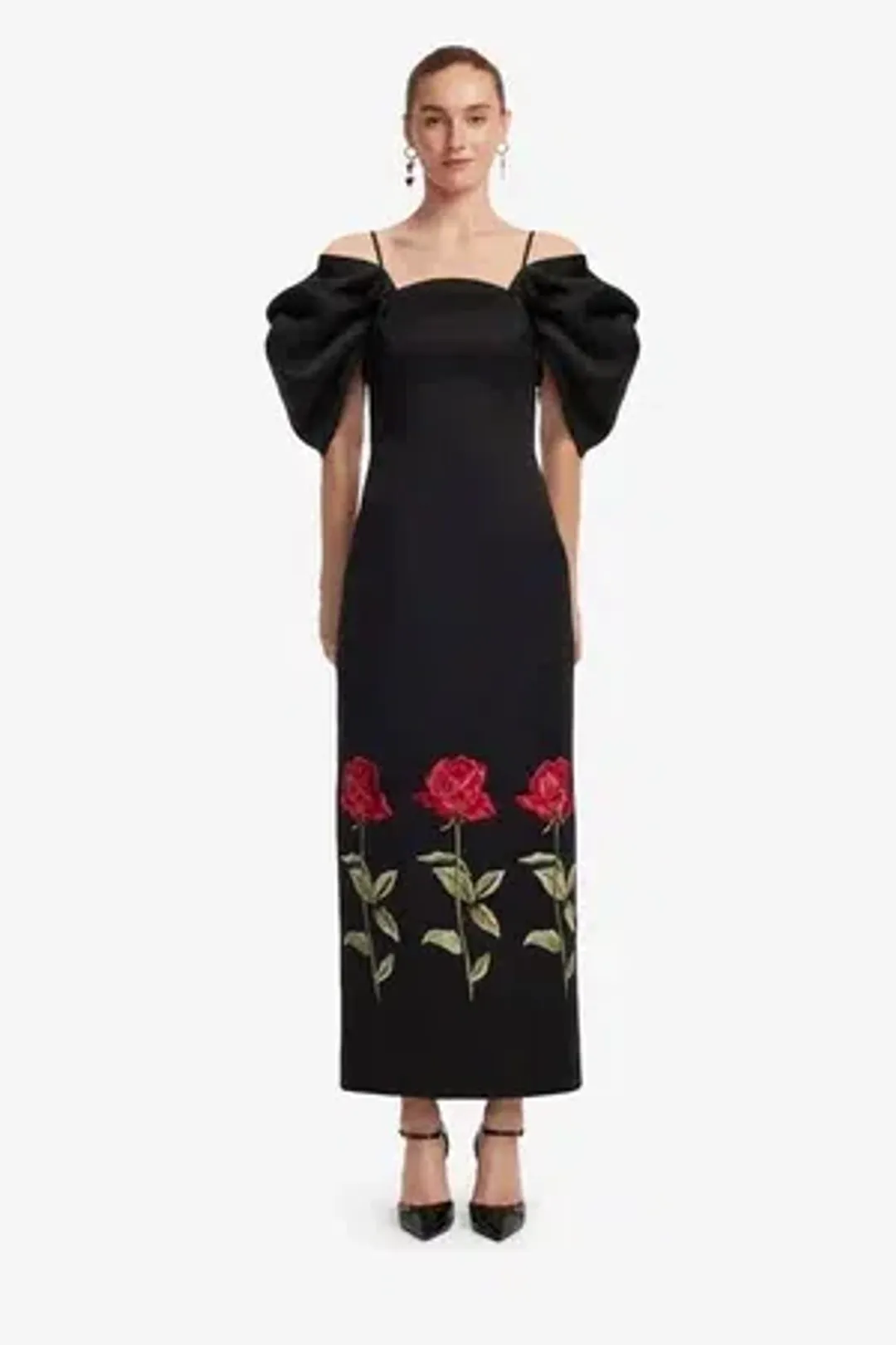 Leo Lin - Arabella Embroided Maxi - Size 16. for rent on The Volte - main image