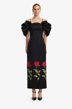 Leo Lin - Arabella Embroided Maxi - Size 16. for rent on The Volte - image 1