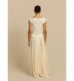 Arcina Ori Arabella Maxi Dress Beige Size XS / 6 for rent on The Volte - image 3