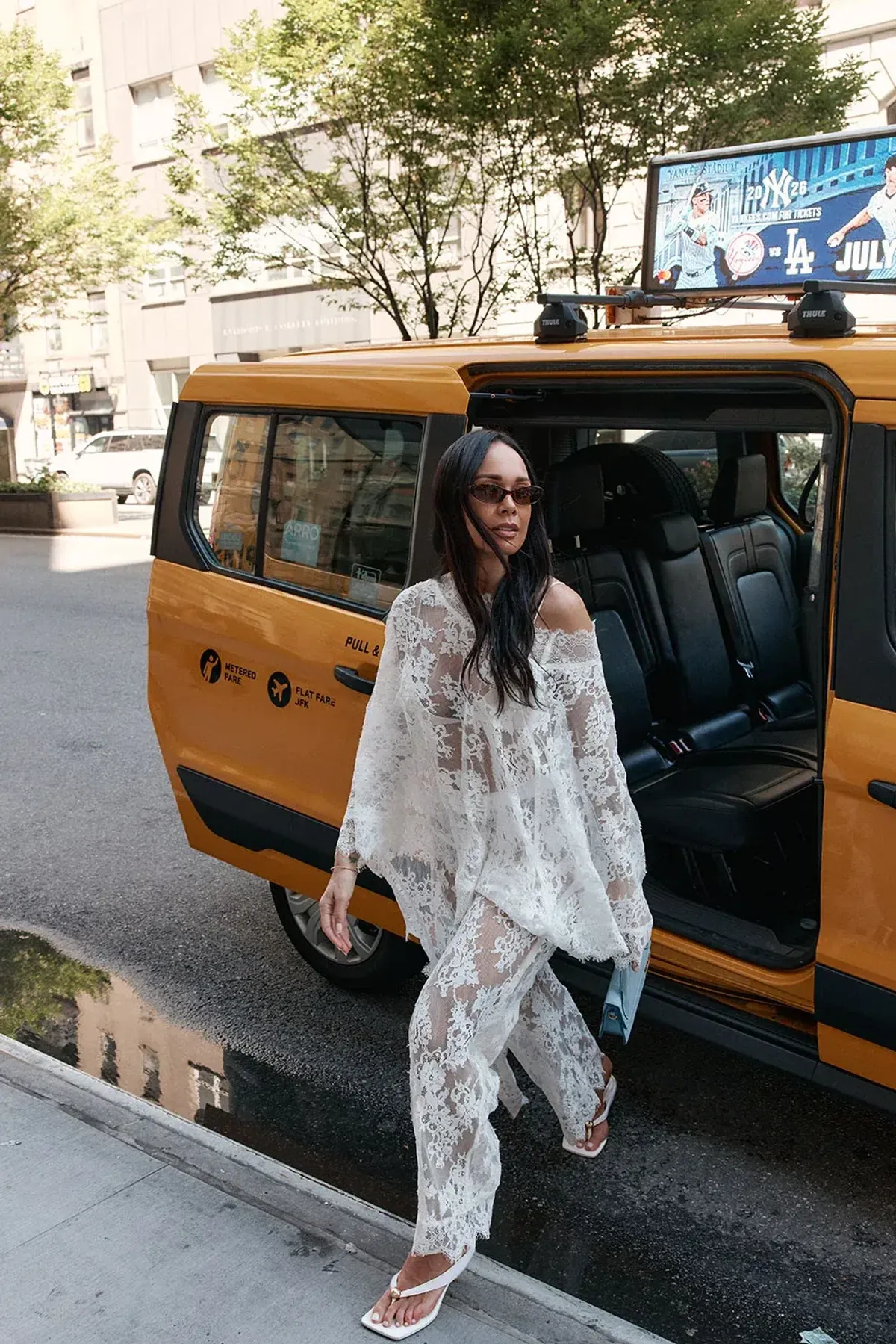 Sabo Skirt - Vittoria White Lace Set for rent on The Volte - main image