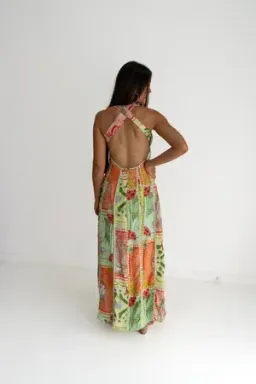 Zaco - Anita Dress - El Jardin - Size 8 for rent on The Volte - image 3
