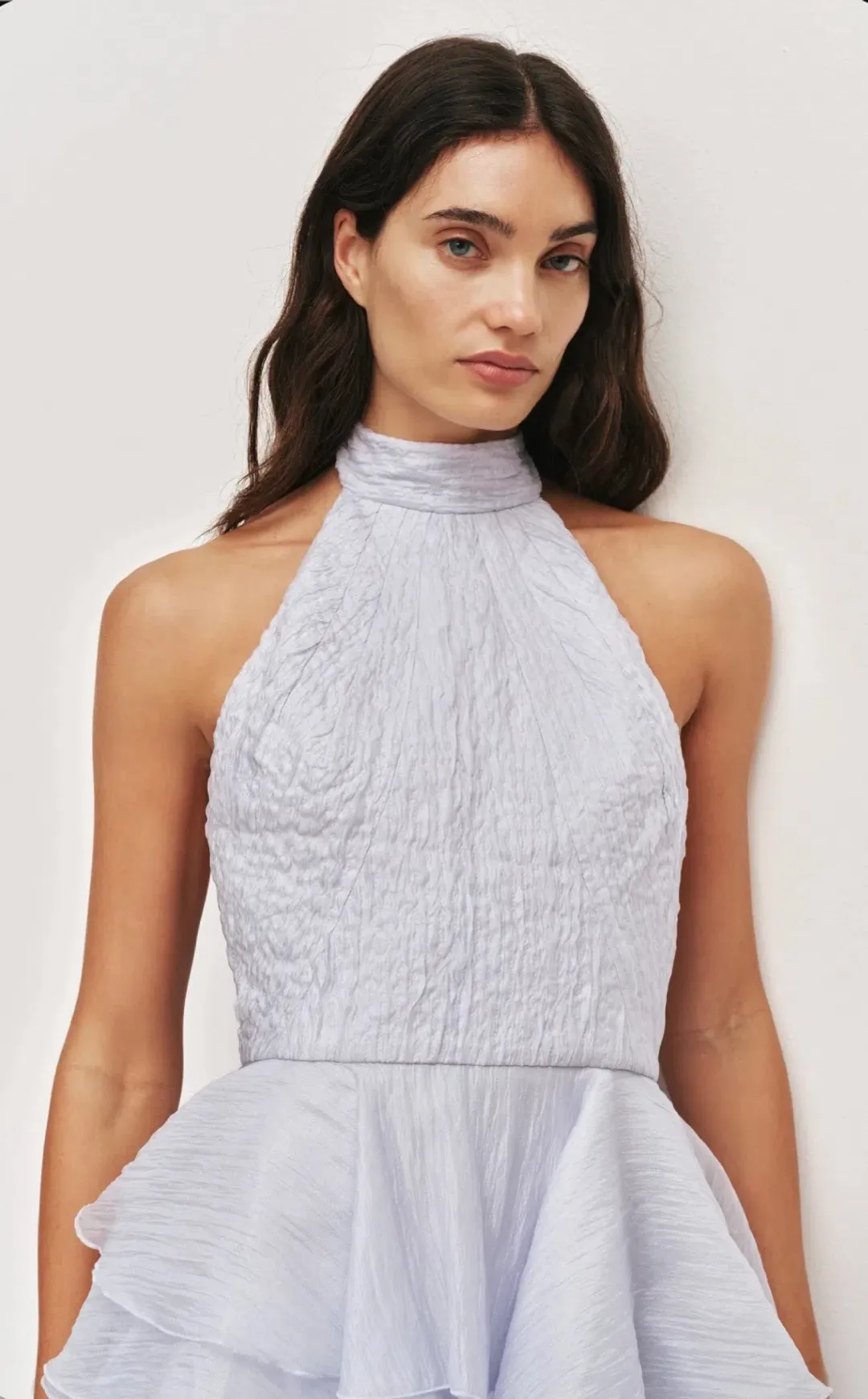 AJE - Fayette Gown in French Blue Size 8 for rent on The Volte - main image