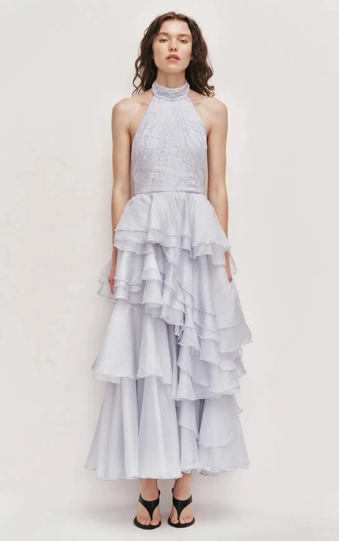 AJE - Fayette Gown in French Blue Size 8 for rent on The Volte - main image