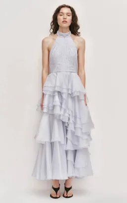 AJE - Fayette Gown in French Blue Size 8 for rent on The Volte - image 1