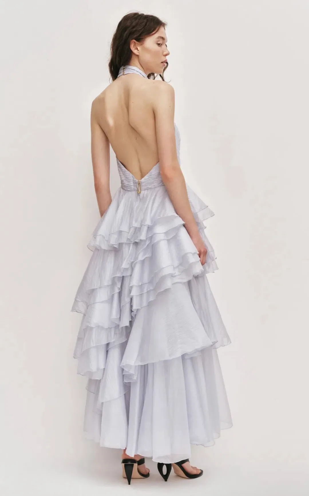AJE - Fayette Gown in French Blue Size 8 for rent on The Volte - main image