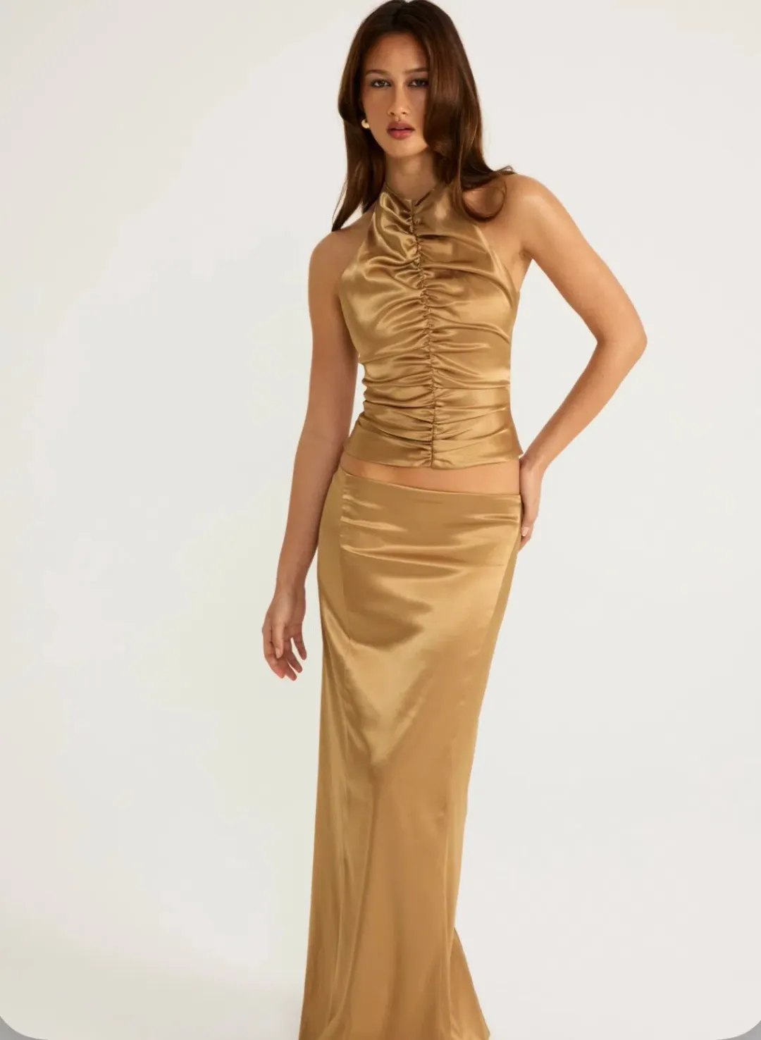 Ance Gria - Jolie Set in Gold Size Small for rent on The Volte - main image