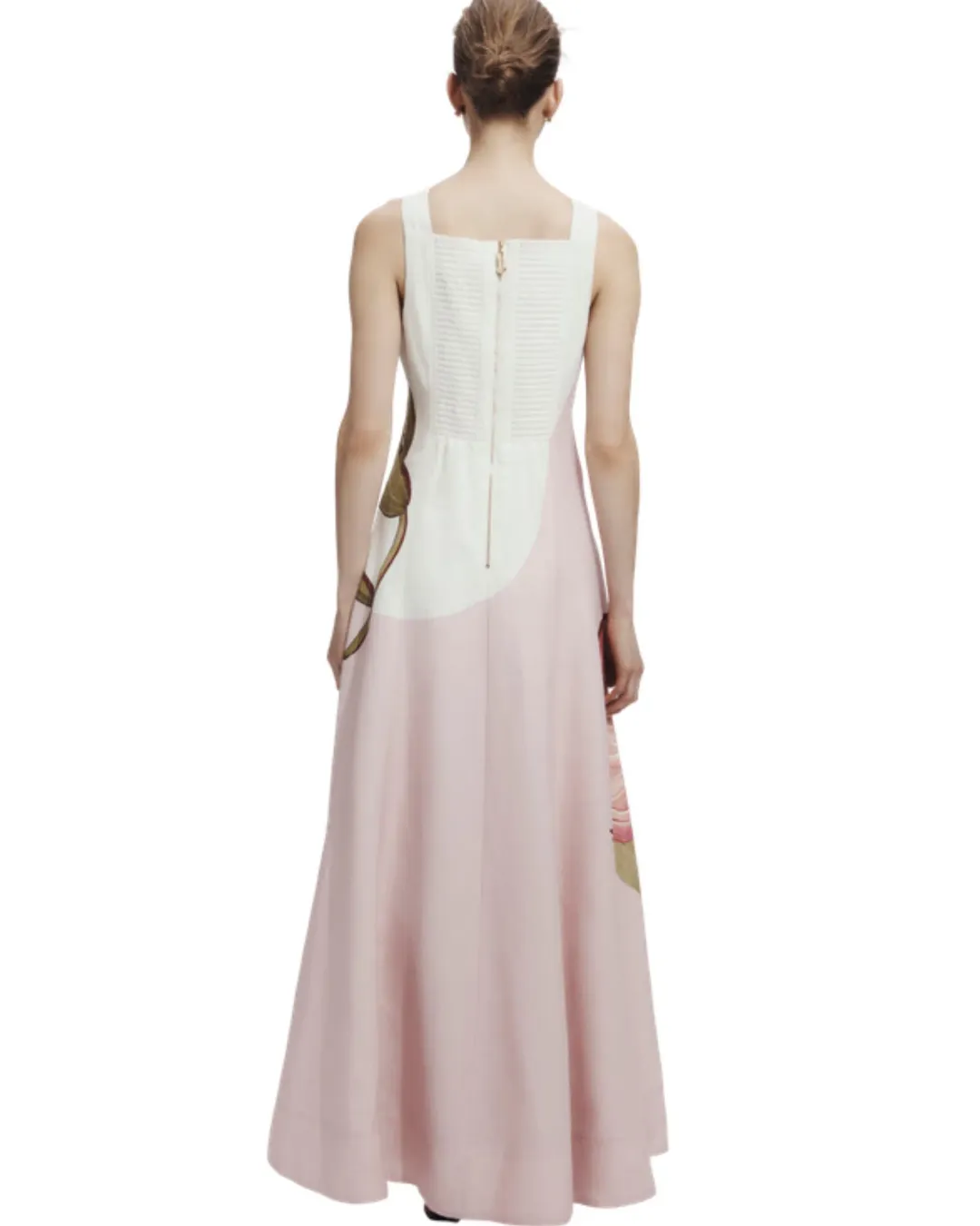 Aje Skies Maxi Dress Flourish Rose Size 10 for rent on The Volte - main image