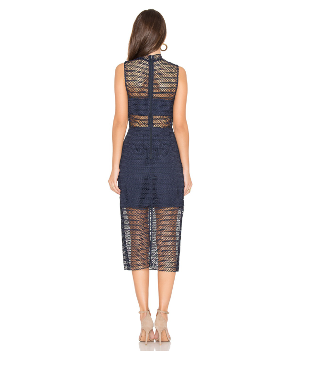 Keepsake All Night Midi Dress for rent on The Volte - main image