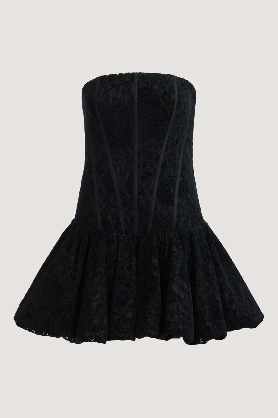 Aje Florence Black Mini Dress size 10 for rent on The Volte - main image