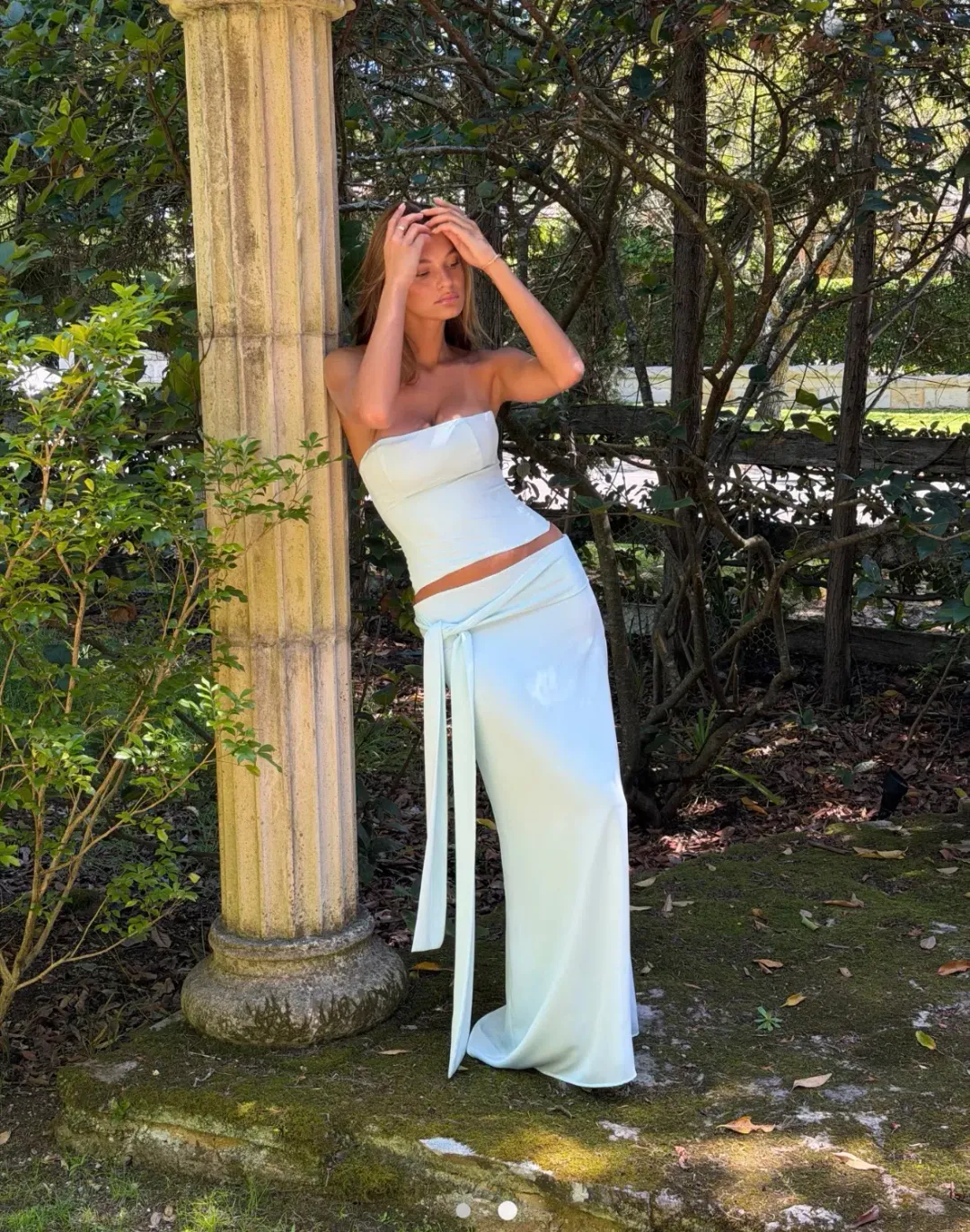 Sabelle Charlotte Set in Mist Size Small for rent on The Volte - main image