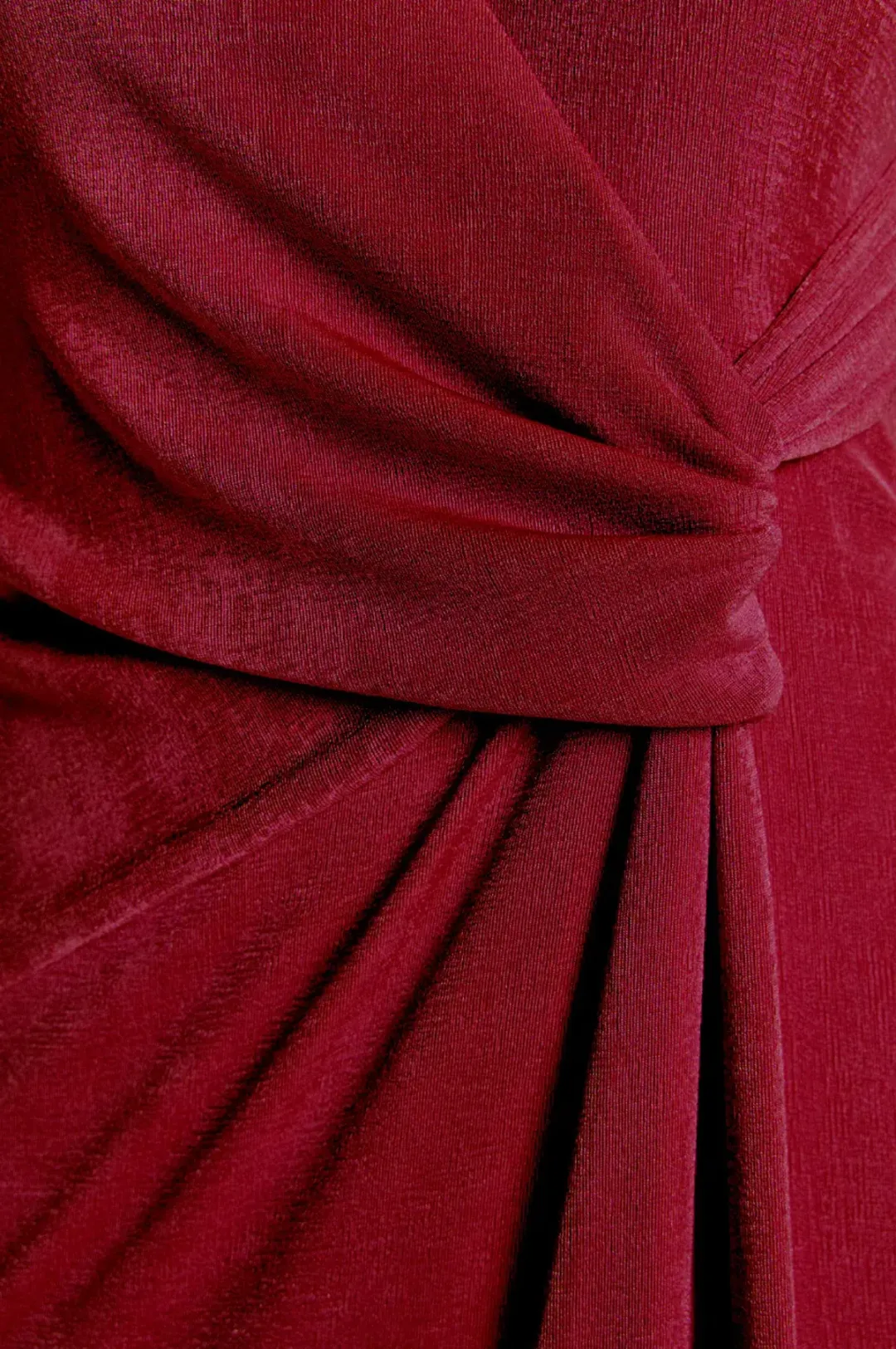 TOJHÀ Tamsin Halter Maxi Dress | Cherry Liqueur | Size 6 AU for rent on The Volte - main image