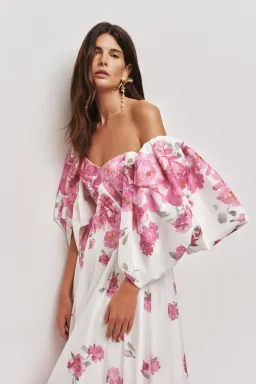 Aje Jardin Gown | Rosa Bold Light | Size 6 AU for rent on The Volte - image 3