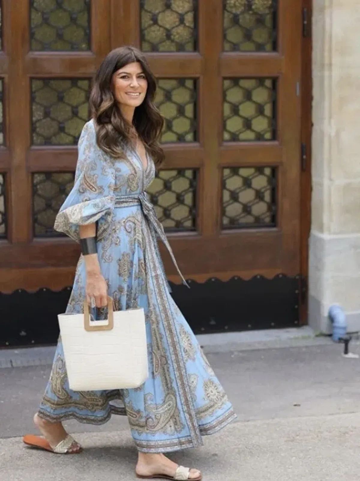 Zimmermann Fiesta Paisley Wrap Long Dress Size 1 / AU 10 for rent on The Volte - main image