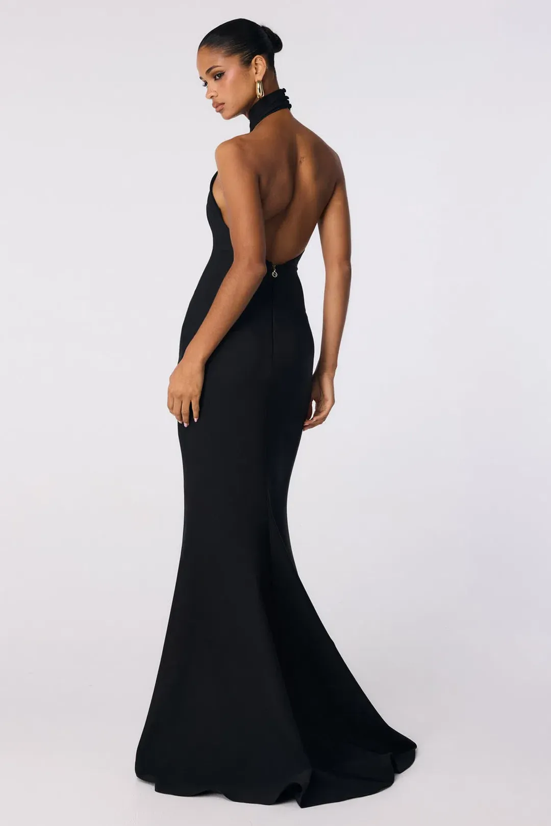 Nookie Palais Halter Gown in Black Size M / AU 10 for rent on The Volte - main image