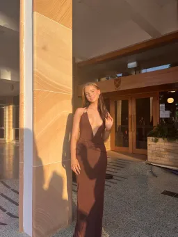 Nookie Leonie Halter Maxi Dress for rent on The Volte - image 2
