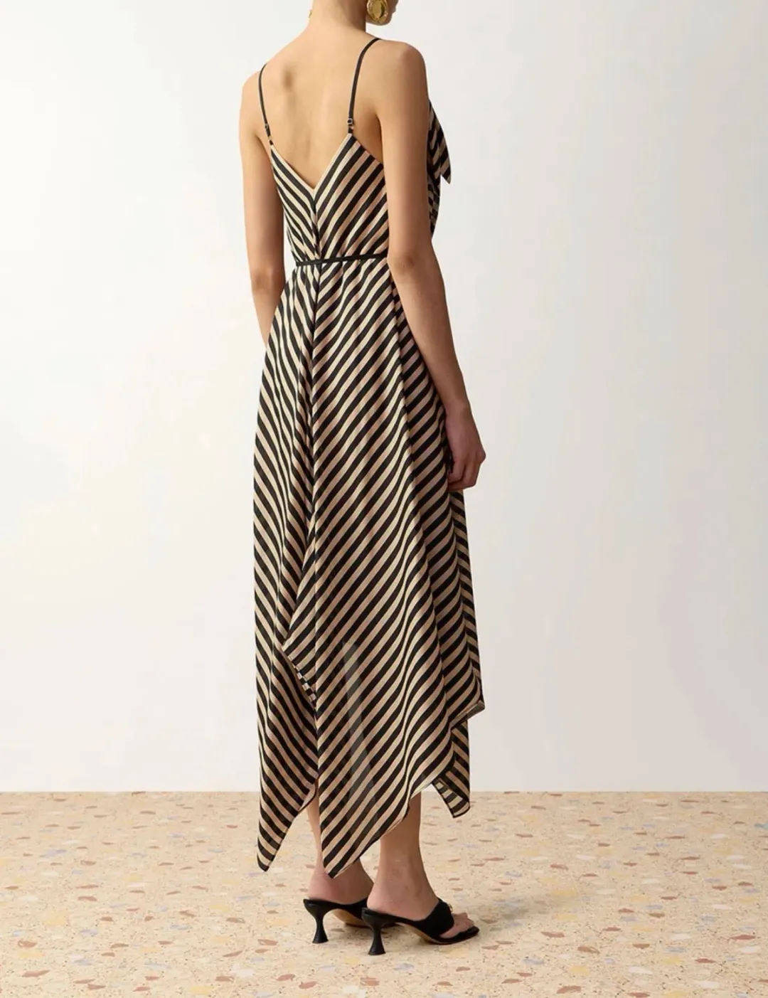 Zimmermann FAIRLIGHT SCARF HEM MIDI DRESS - size 1 for rent on The Volte - main image