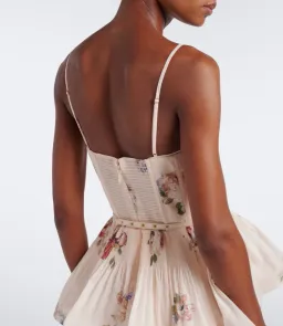 Zimmermann Floral pleated tiered bustier dress size 8 for rent on The Volte - image 6