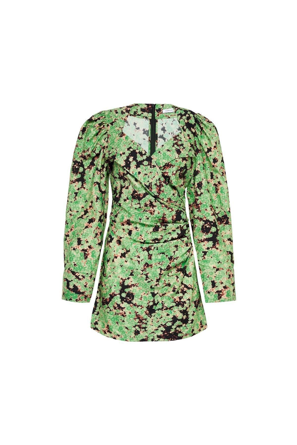 CAMILLA AND MARC OCEO MINI WRAPDRESS for rent on The Volte - main image